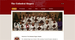 Desktop Screenshot of cathedralsingers.org.au